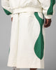Loiter Club Classic Track Shorts White/Green