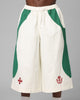 Loiter Club Classic Track Shorts White/Green
