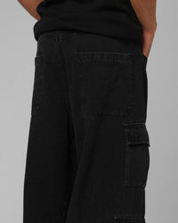 Loiter F-16 Balloon Cargo Pants Black