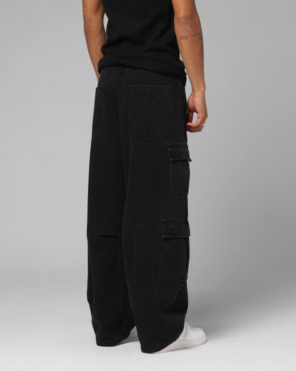 Loiter F-16 Balloon Cargo Pants Black