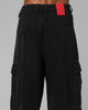 Loiter F-16 Balloon Cargo Pants Black