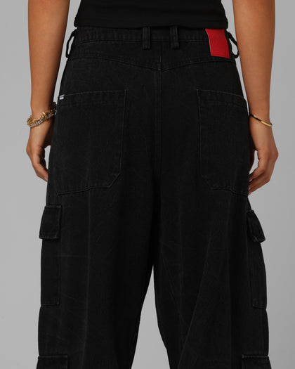 Loiter F-16 Balloon Cargo Pants Black