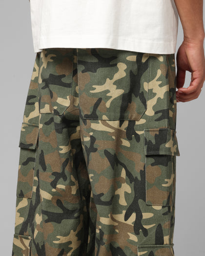 Loiter F-16 Balloon Cargo Pants Woodland Camo