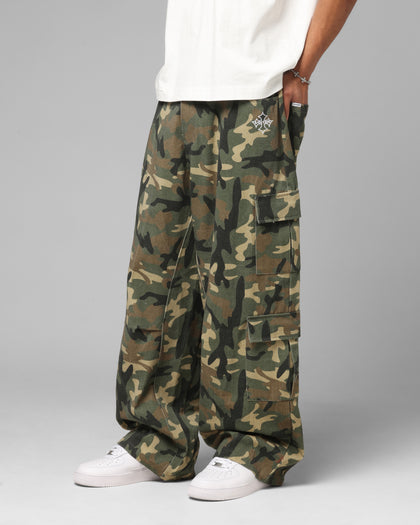 Loiter F-16 Balloon Cargo Pants Woodland Camo