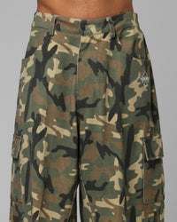 Loiter F-16 Balloon Cargo Pants Woodland Camo