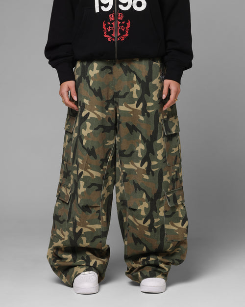 Loiter F-16 Balloon Cargo Pants Woodland Camo