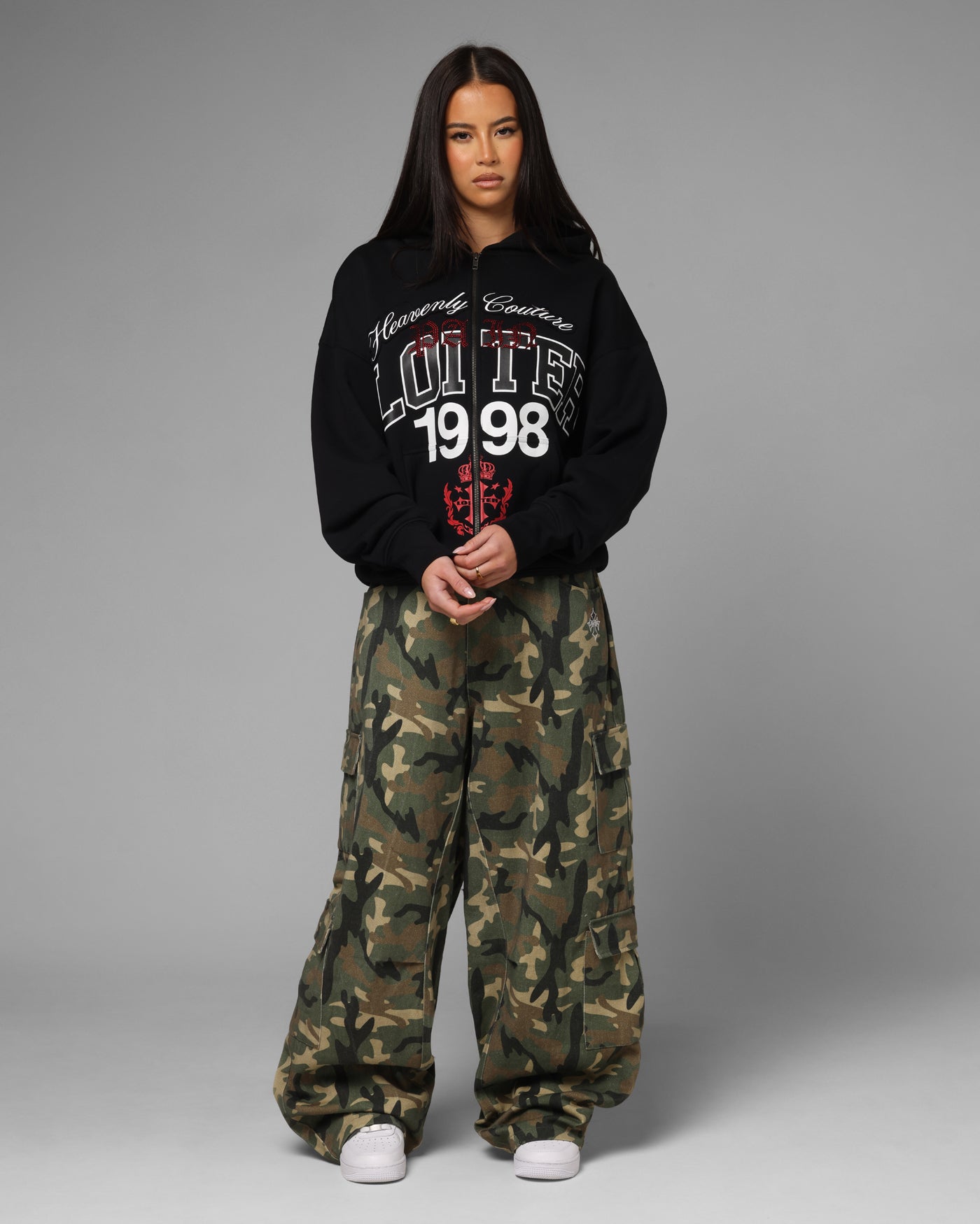 Loiter F-16 Balloon Cargo Pants Woodland Camo | Culture Kings US