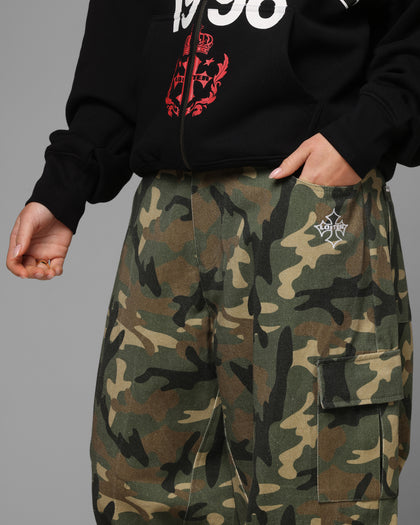 Loiter F-16 Balloon Cargo Pants Woodland Camo