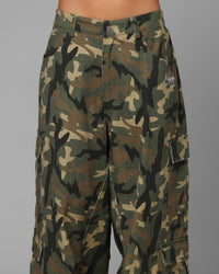 Loiter F-16 Balloon Cargo Pants Woodland Camo