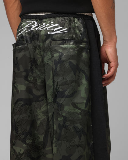 Loiter Fight Club 3 Quarter Shorts Woodland Camo
