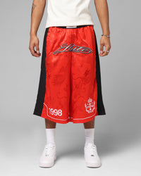Loiter Fight Club 3 Quarter Shorts Red