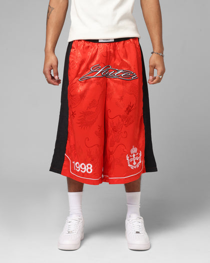Loiter Fight Club 3 Quarter Shorts Red