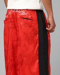 Loiter Fight Club 3 Quarter Shorts Red