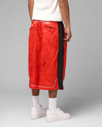 Loiter Fight Club 3 Quarter Shorts Red