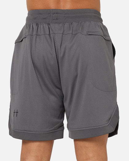 Saint Morta Vill Park Mesh Shorts Vintage Black