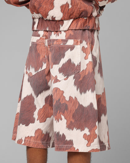Loiter Hide Jorts Cowhide