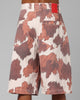 Loiter Hide Jorts Cowhide