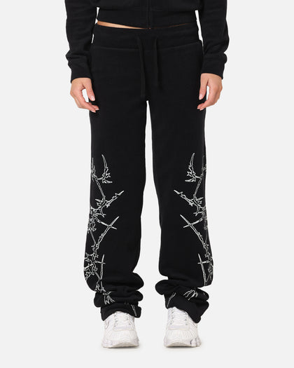 Ed Hardy Women's Raver Trackpants Black