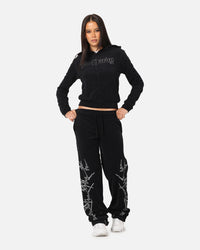 Ed Hardy Women's Raver Trackpants Black