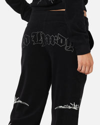 Ed Hardy Women's Raver Trackpants Black