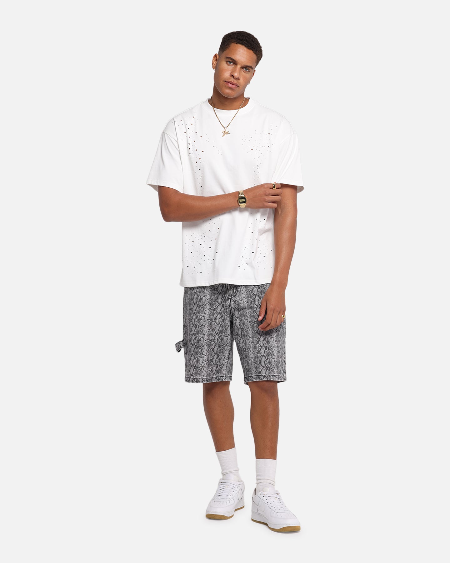 jordan aj11 snakeskin shorts