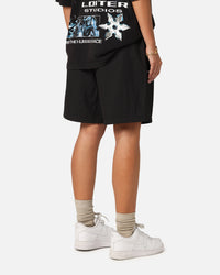 Loiter Script Walk Shorts Black