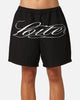 Loiter Script Walk Shorts Black