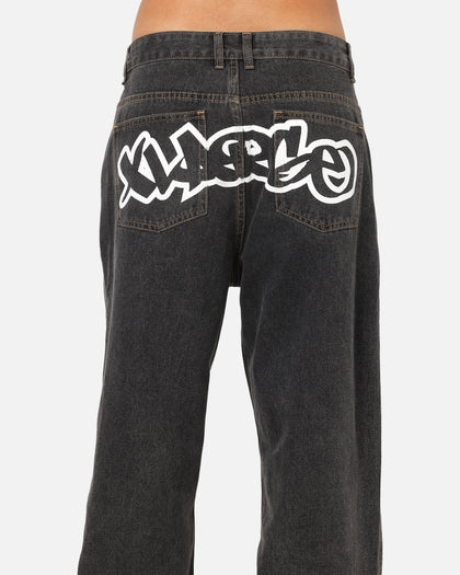 X-Large Mark Bull Denim 91 Pants Washed Black