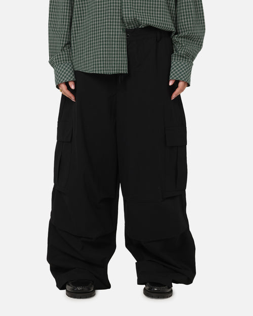 Carre Baggy Cargo Pants Black