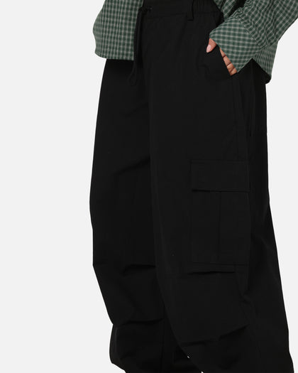 Carre Baggy Cargo Pants Black