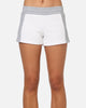 Ed Hardy Women's Fleece Shorts White/Grey