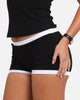 Ed Hardy Women's Logo Mini Shorts Black/White
