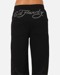 Ed Hardy Trinity Sweatpants Black