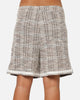 XXIII Textured Ball Shorts Brown/Cream