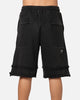 Saint Morta Gothic Layered Sweat Shorts Black
