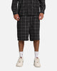 XXIII Plaid Corduroy Jorts Black/Grey