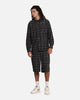 XXIII Plaid Corduroy Jorts Black/Grey