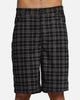 XXIII Plaid Corduroy Jorts Black/Grey