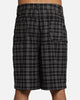 XXIII Plaid Corduroy Jorts Black/Grey
