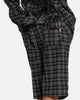XXIII Plaid Corduroy Jorts Black/Grey