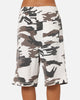 XXIII Printed Thermal Shorts Snow Camo