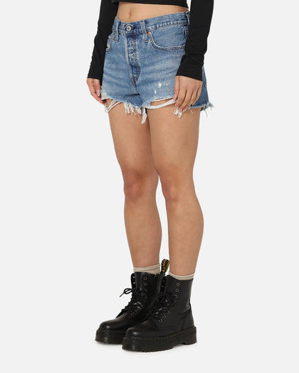 Levi Strauss And Co Women's 501® Original Denim Shorts Blue