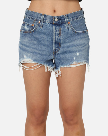 Levi Strauss And Co Women's 501® Original Denim Shorts Blue