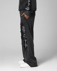 Loiter Destruction Sweatpants Black