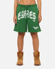 Mitchell & Ness Philadelphia Eagles Arch Script Shorts Green