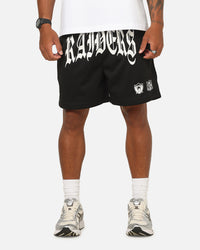 Mitchell & Ness Las Vegas Raiders Arch Script Shorts Black/White