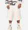 XXIII Wide Leg Denim Shorts Off White