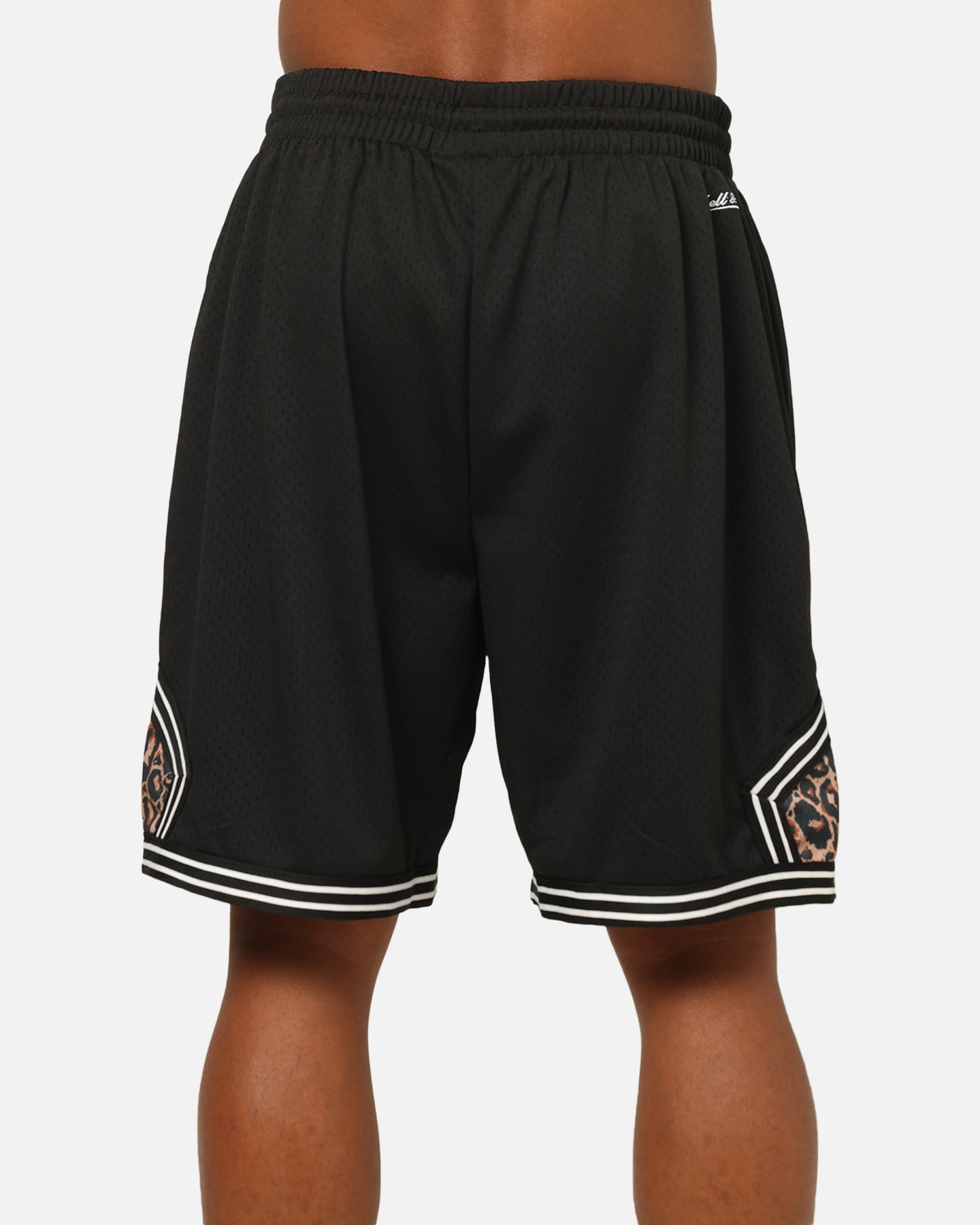 Mitchell & Ness NBA Leopard Diamond Shorts Black/Leopard | Culture