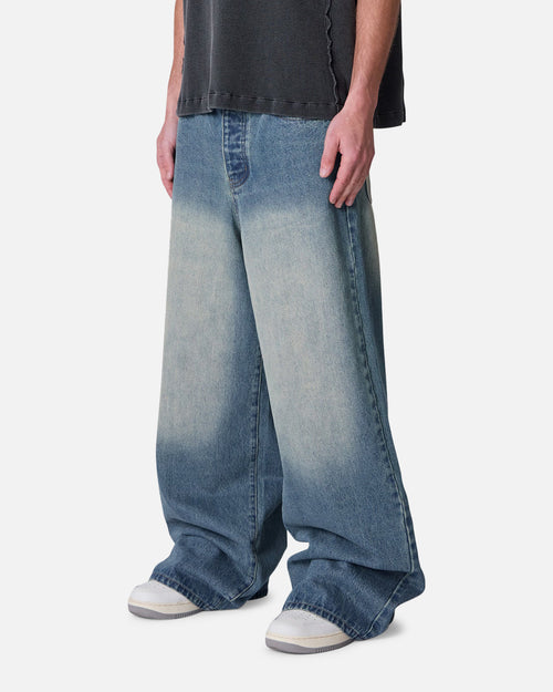 MNML Rave Washed Jeans Medium Blue