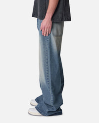 MNML Rave Washed Jeans Medium Blue